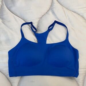HUUG Racerback Seamless Sports Bra in indigo Blue